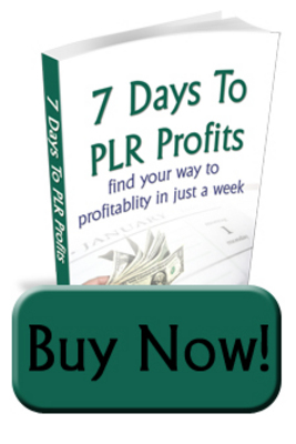 Product picture 7 Days To PLR Profit